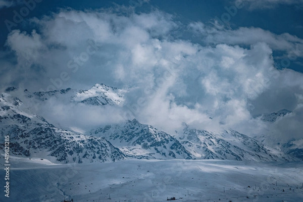Obraz snow covered mountains