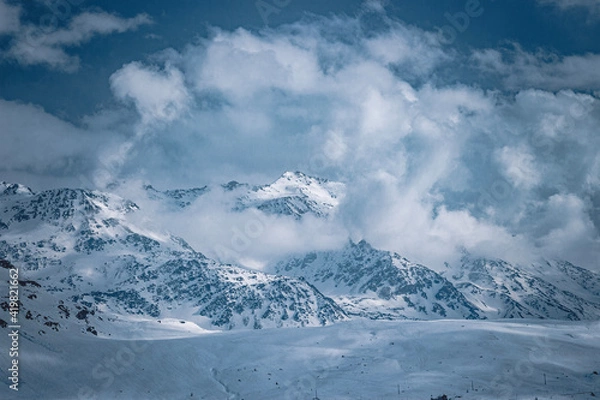 Obraz snow covered mountains