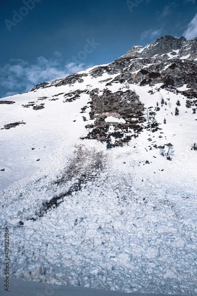 Obraz snow covered mountains