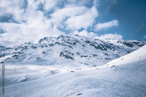 Obraz snow covered mountains