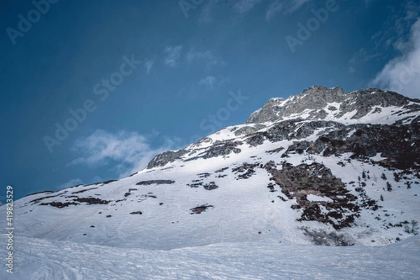 Obraz snow covered mountains