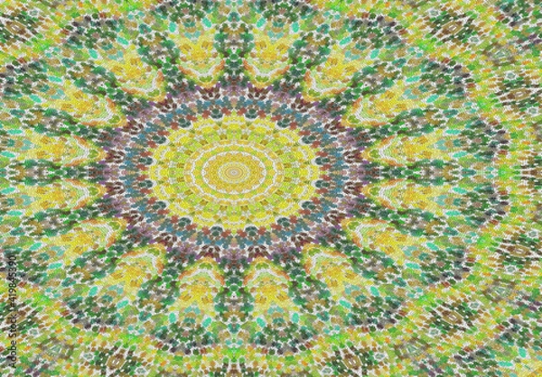 Obraz モザイク技法による抽象的グラフィックデザイン