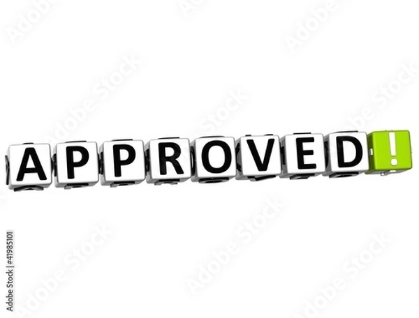 Obraz 3D Approved Crossword