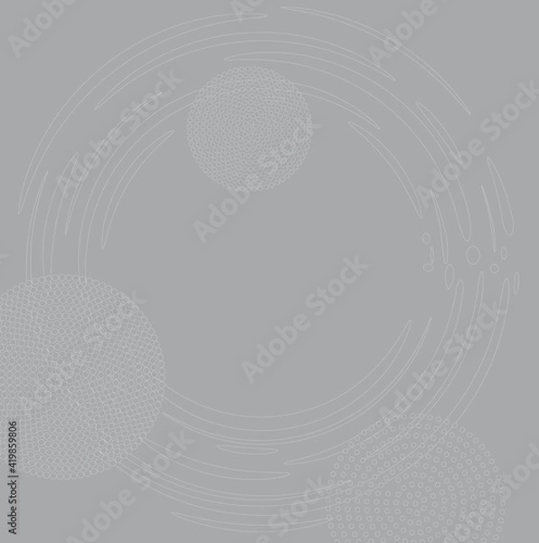 Fototapeta abstract background with circles