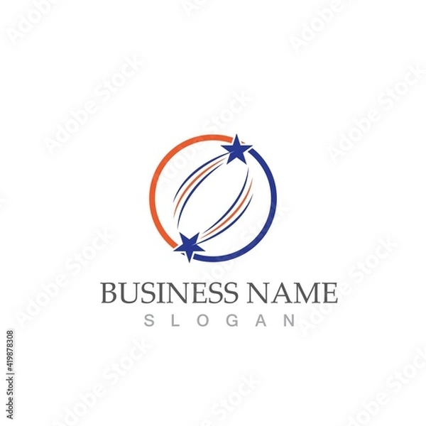 Fototapeta Star icon Template