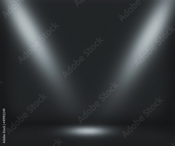 Obraz Dark Spotlight Room Background
