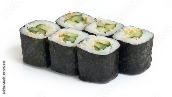 Fototapeta Various kinds of sushi and sashimi