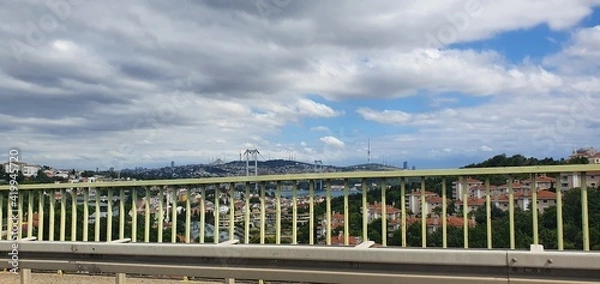 Obraz time lapse clouds