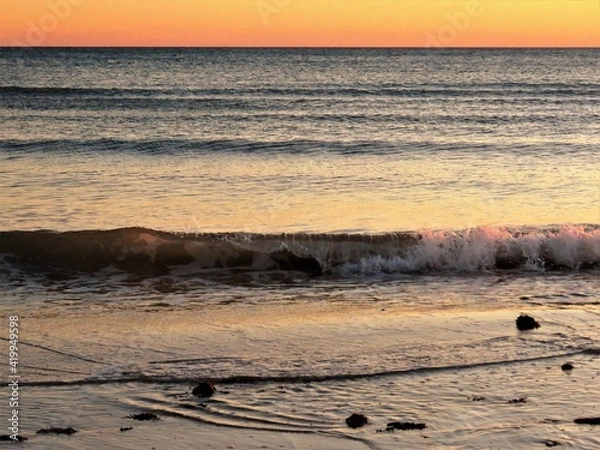 Obraz sunset over the beach