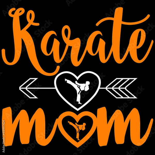 Fototapeta karate mom