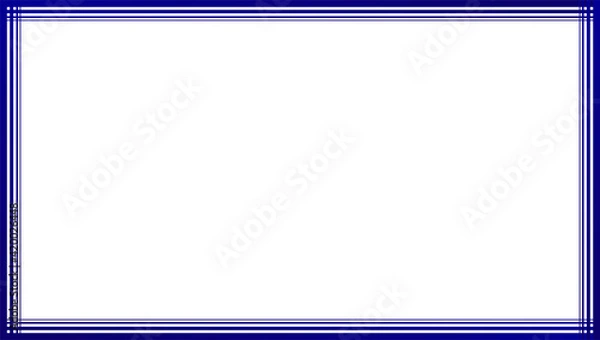 Fototapeta シンプルな線の枠