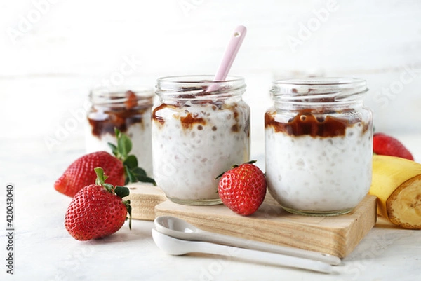 Fototapeta Tapioca pudding