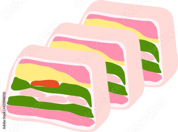 Obraz テリーヌのイラスト