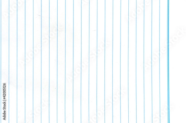 Fototapeta Blue lined paper texture background