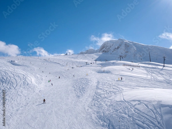 Obraz Slopes of Parnassos mountain in a sunny day