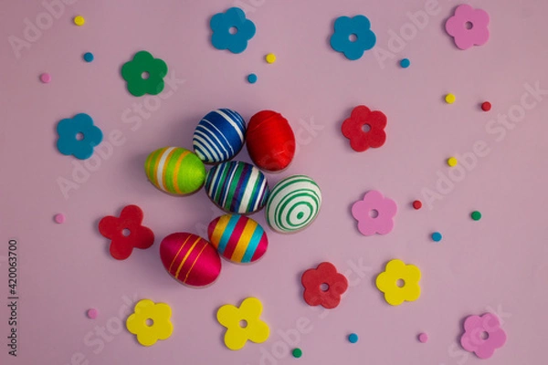 Obraz colorful eggs