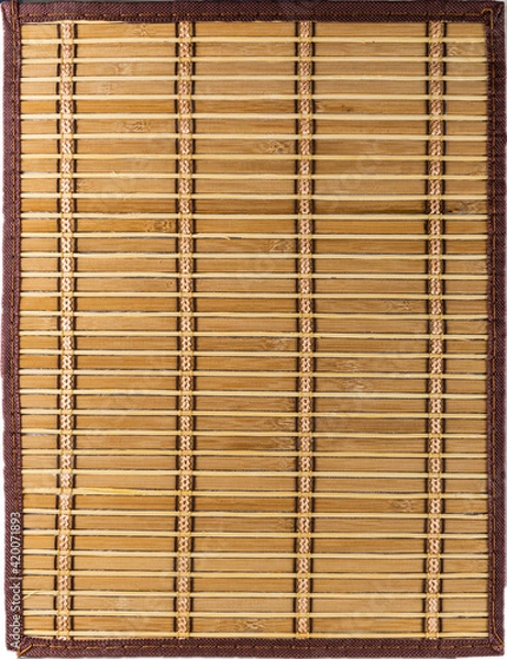 Fototapeta bamboo mat background