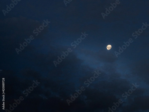 Obraz Full moon in the sky