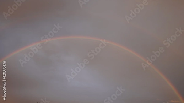 Fototapeta rainbow over the sky