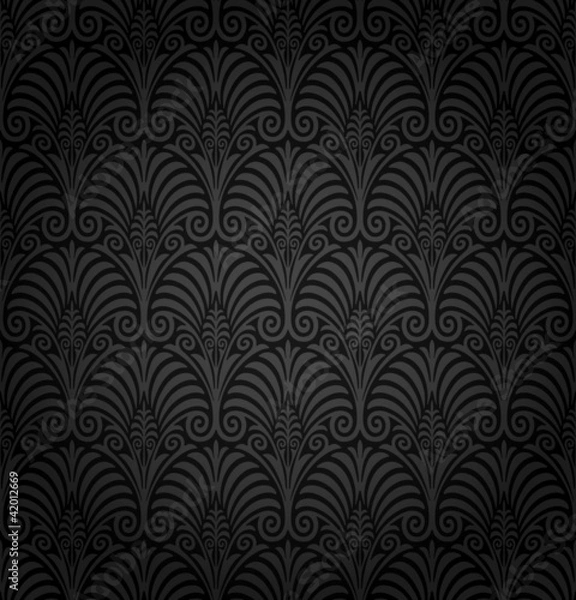 Fototapeta Seamless Art Nouveau pattern
