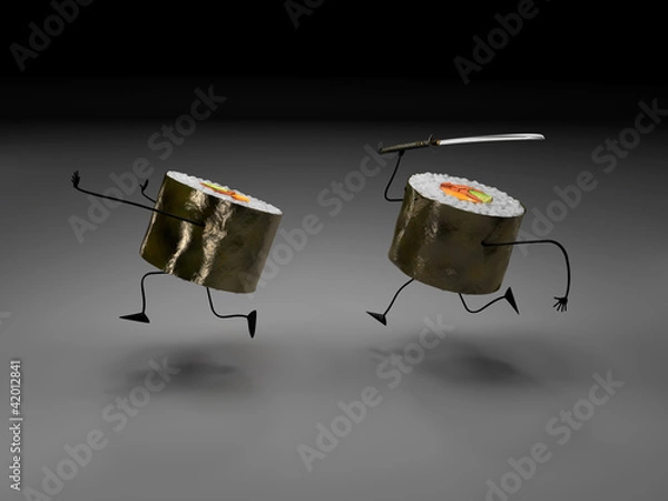 Obraz Sushi découpe