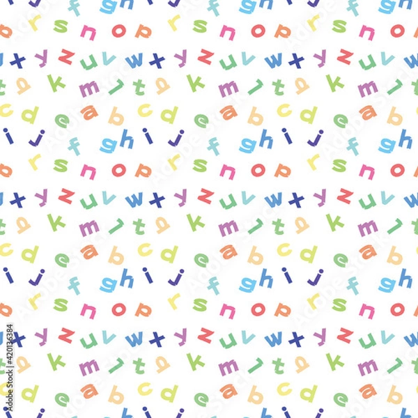 Fototapeta アルファベット（小文字）