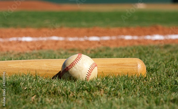 Fototapeta Kij baseball'owy