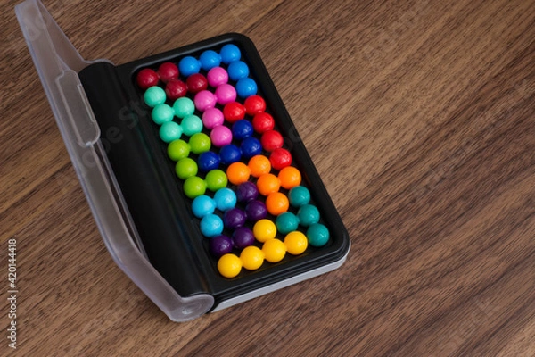Obraz a handy set of IQ puzzle balls