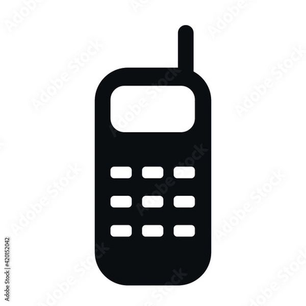Obraz mobile phone, cellphone vector design