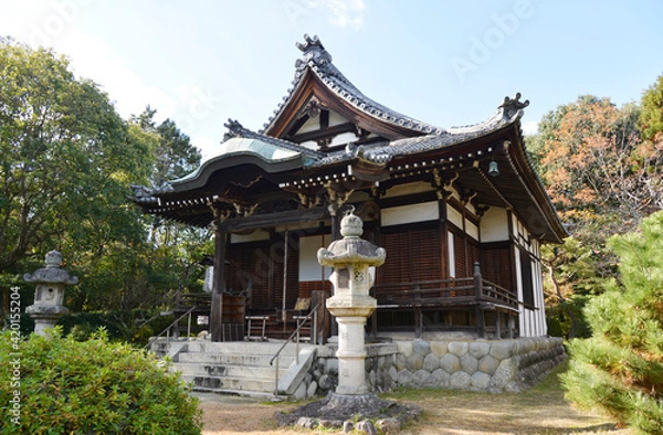 Fototapeta 秋篠寺　大元堂　奈良市