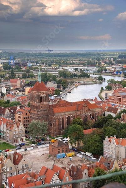 Fototapeta Gdansk panorama