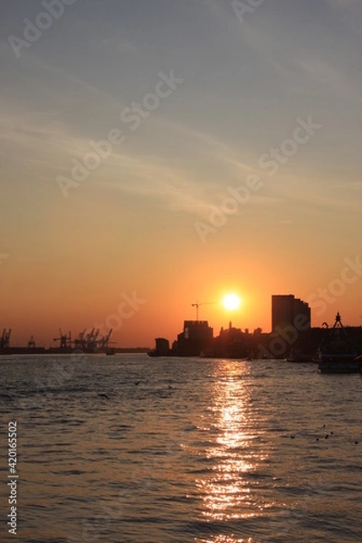 Fototapeta ハンブルグ港