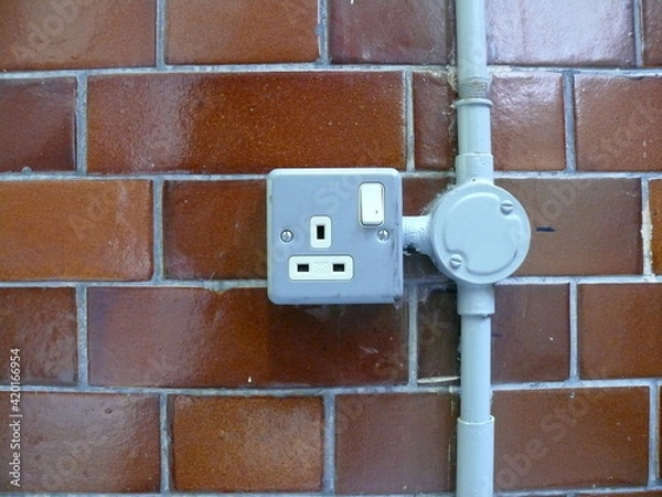 Fototapeta British Socket / Power Outlet