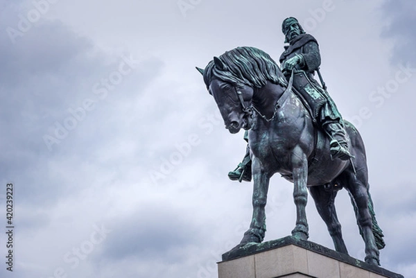 Fototapeta Monument to Jan Žižka of Trocnov in Vítkov hill