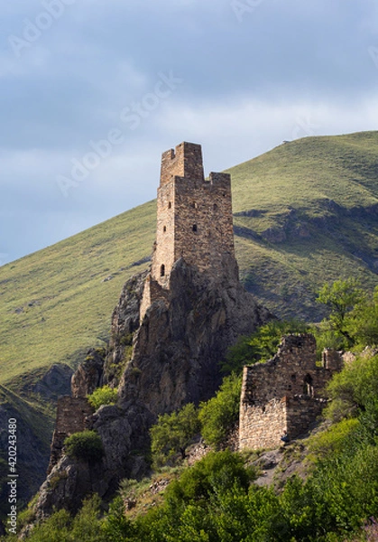 Obraz Tower complex Vovnushki in Ingushetia