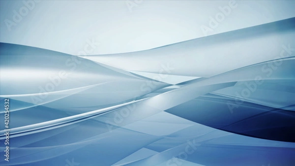 Fototapeta Abstract waves background. A light graphic design element, suitable for home product advertisements
