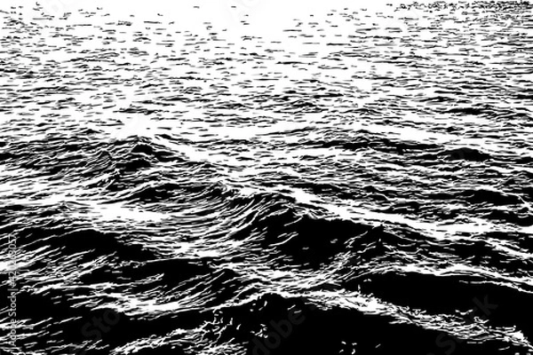 Obraz Waves on the Ocean Illustration