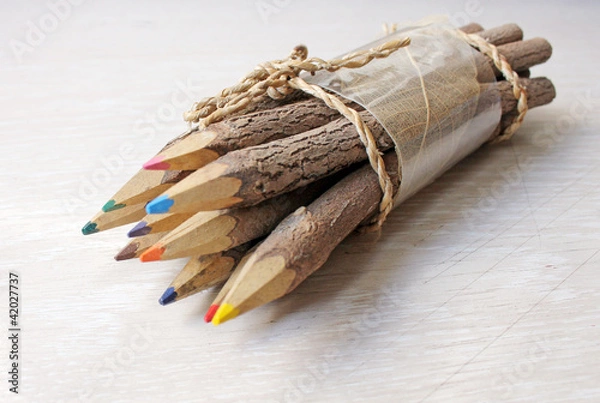 Fototapeta Lápices de madera