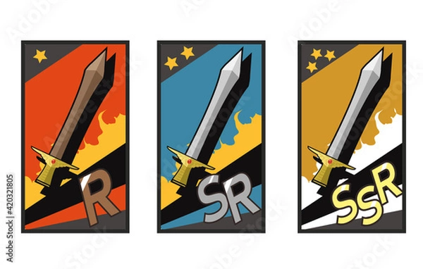 Obraz トレーディングカードセット　アイテム　ソード