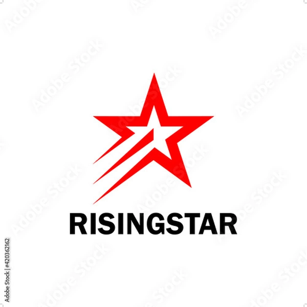 Obraz Rising star logo or icon template