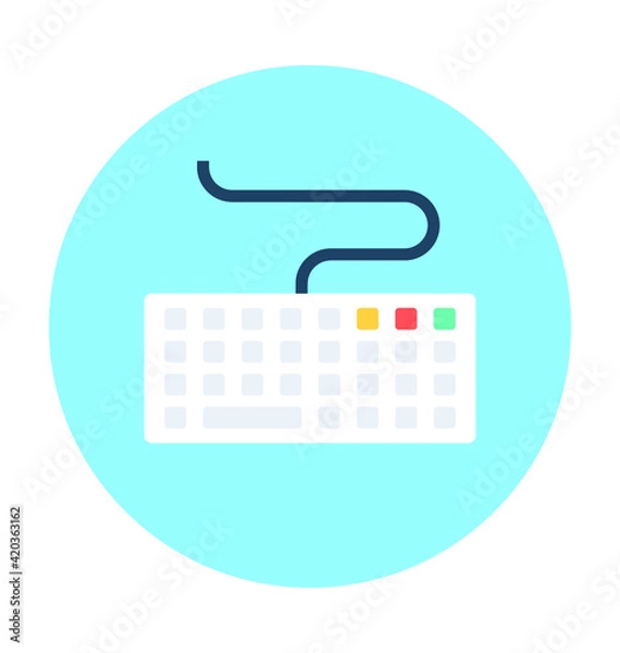 Fototapeta Keyboard Vector Icon