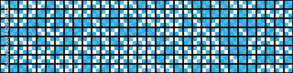 Fototapeta Abstract Geometric Pattern generative computational art illustration