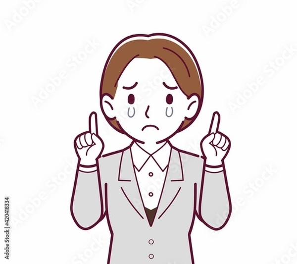 Fototapeta 新人の会社員の女性