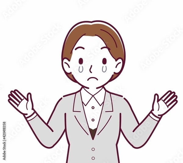 Fototapeta 新人の会社員の女性