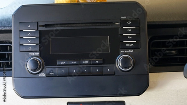 Fototapeta radio cassette recorder