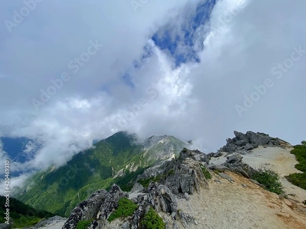 Obraz 山の上から見た景色