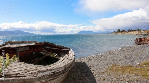 Obraz boat on the beach