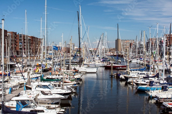 Obraz Hafen von Scheveningen.