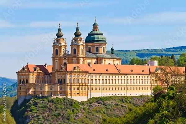 Obraz Melk - Famous Baroque Abbey (Stift Melk), Austria