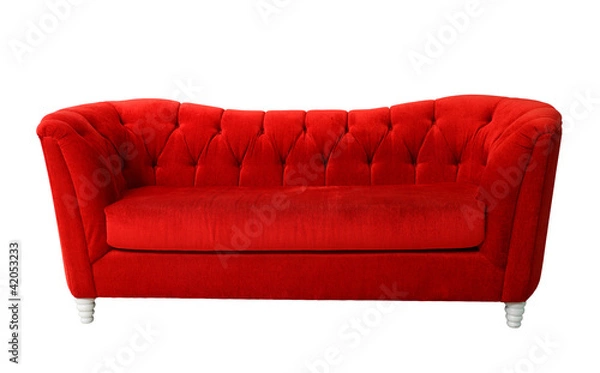 Obraz Red furniture isolated